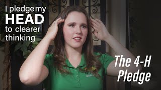 The 4 H Pledge