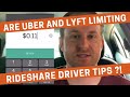 Are Uber and Lyft Limiting Rideshare Driver Tips?