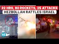 Hezbollah Full-Day Attack Leaves Israel In Panic; Synagogue Struck; IDF Deaths Rise In Lebanon