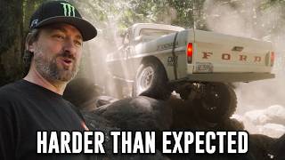 Taking OBS Ford Trucks Rock Crawling!