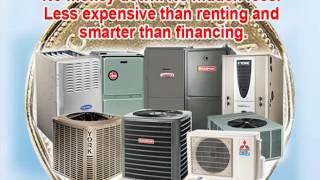 Furnace, Air Conditioner Rentals, HVAC Rent-To-Own $29.99/m Toronto, the GTA, Ontario.