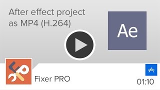 After Effects : Render Output Settings for MP4 (H.264)