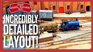 This Model Railway Has INCREDIBLE DETAIL! - Copper Wort & Co Ltd - 00 Gauge Layout