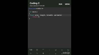 how to calculate area and perimeter of rectangle #progaming #ccoding #cprogramming #clanguage
