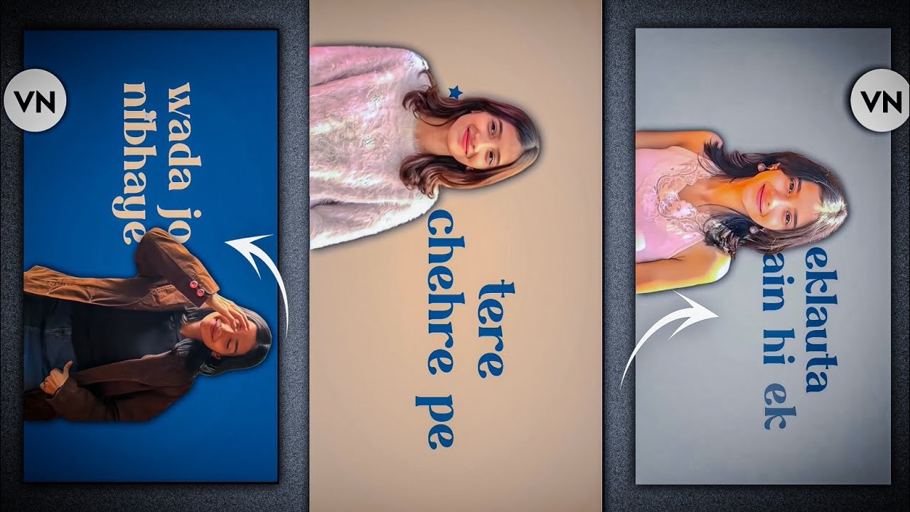 Instagram Trending Lyrics Video Editing In Vn App Vn Lyrics Reels