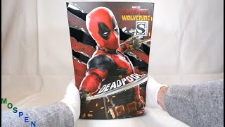 (ASMR) Hot Toys MMS #746: Deadpool \u0026 Wolverine: Deadpool Deluxe Edition 1/6 Scale Figure Unboxing!