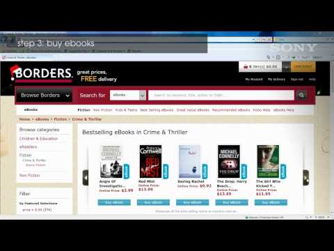 How to setup and put ebooks on your Sony Reader How to setup and put ebooks on your Sony Reader