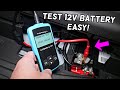 HOW TO TEST 12V CAR BATTERY FORD C-MAX FUSION MONDEO LINCOLN MKZ, CAR DOES NOT START