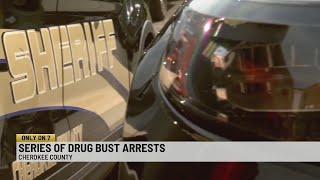 Series of drug busts gets massive amounts of fentanyl and meth off streets in Cherokee Co.