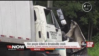 Five killed in fiery Hernando crash