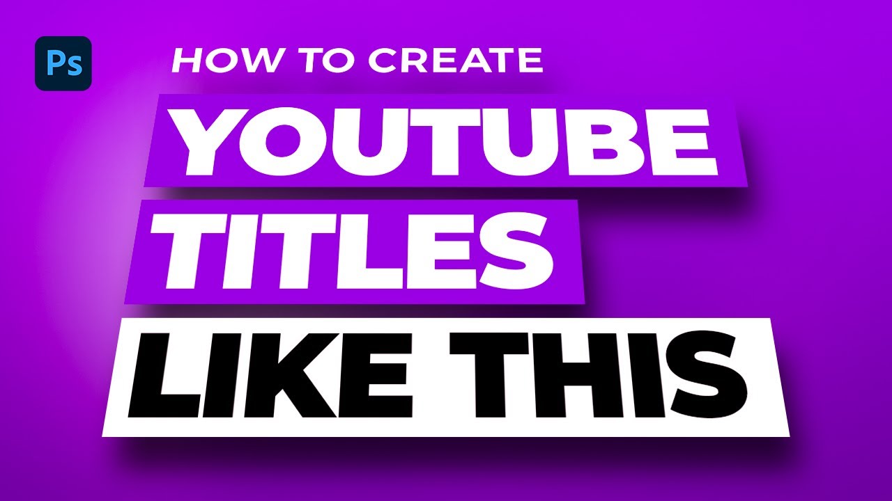 How To Make A Youtube Thumbnail In Photoshop Quick Easy Tutorial