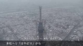 雪化粧の首都圏　横浜４センチ・大手町２センチ積雪　２０１１年２月