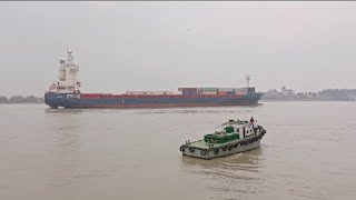 HR line Ship vessel বিদায় বাংলাদেশ। সিঙ্গাপুর উদ্দেশ্যে রওনা দিল #hr #ship #foryou #viralvideo