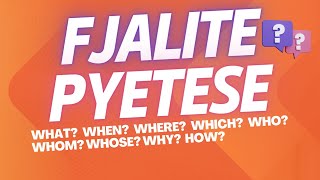 Mesojme fjalite pyetese ne Anglisht - WH question words in English . Mesimi 7 - Part 7