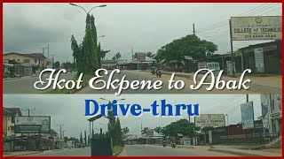 Ikot Ekpene to Abak Drive-Thru | Perfect cities for real estate development, factories and more!