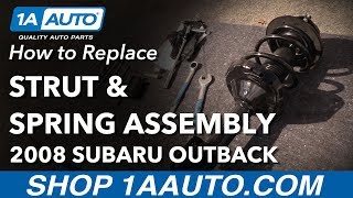 How to Replace Front Strut Assembly  05-09 Subaru Outback