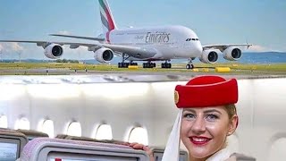 Takeoff of the largest plane in the world Airbus A380. Emirates airlines, Moscow-Dubai. My #shorts