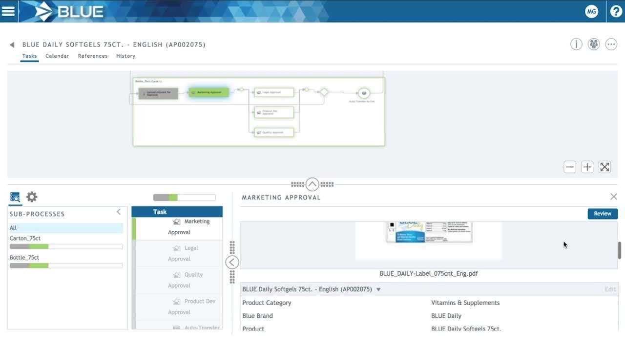 Blue Software Workflow Management Youtube