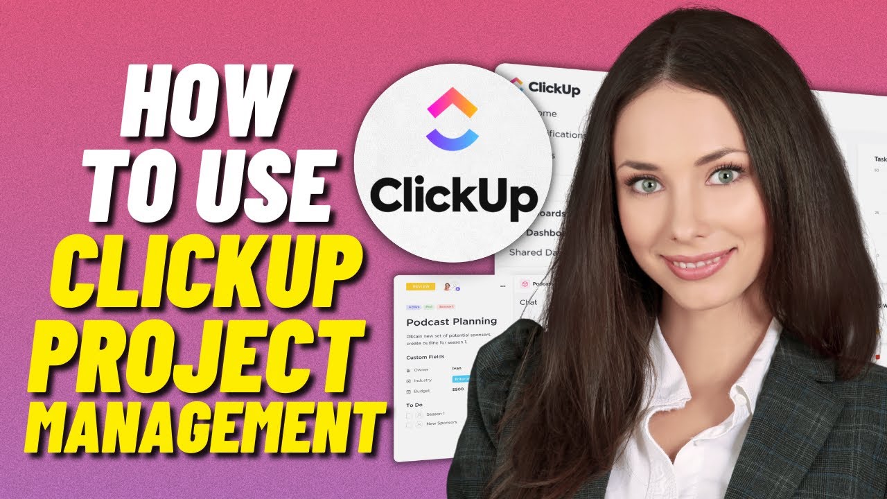 Clickup Project Management For Beginners How To Use Clickup Youtube