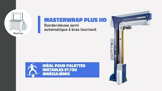 Banderoleuse semi automatique à bras tournant Masterwrap plus HD PGS