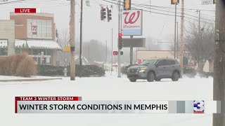 Road conditions in Memphis