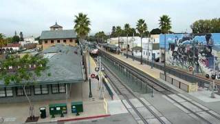 Caltrain Baby Bullet at San Mateo Southbound