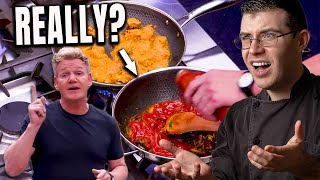Pro Chef Reacts.. To Gordon Ramsay's CURRY IN A HURRY!