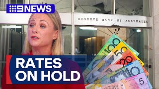 Cash rate left at 4.35 per cent by RBA | 9 News Australia