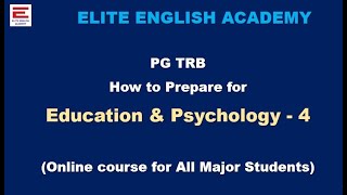 PGTRB Educational Psychology 2019 Question Analysis 4