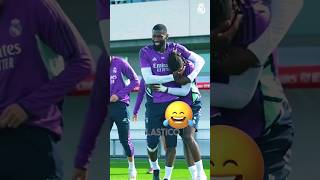 Rüdiger Funny Moments🤣🤣 #shorts #realmadrid