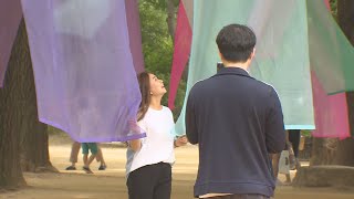 청포물에 머리 감아요…한국민속촌, 단오 행사 / 연합뉴스TV (YonhapnewsTV)