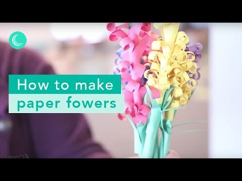 How To Make Paper Flowers - Easy Steps for A Swirly Bouquet How To Make Paper Flowers - Easy Steps for A Swirly Bouquet