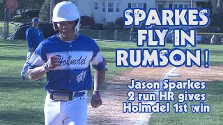 Holmdel 6 Rumson-Fair Haven 2 | HS Baseball | Jason Sparkes 2 run HR