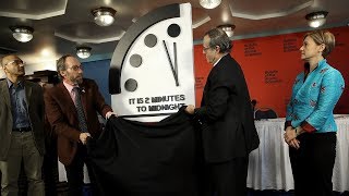 Watch the 2019 doomsday clock being reset