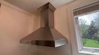 ZLINE 48 in  Convertible Vent Wall Mount Range Hood in Stainless Steel Review