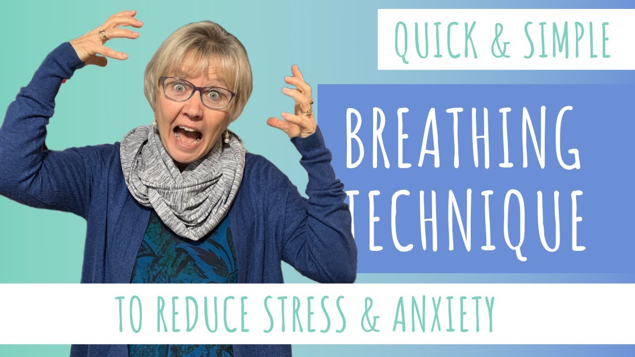 Quick & Simple Breathing Technique For Stress & Anxiety - YouTube