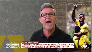 Neto detona elenco do Corinthians e aconselha Mano Menezes: “Tem que mandar embora”