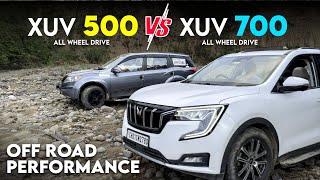 XUV 700 & XUV 500 AWD Off Road Performance test | Mahindra XUV Off Roading