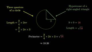 Pythagoras' Theorem: Perimeter of a Composite Shape