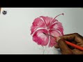 🌺tcc lower drawing paper 4 tcc drawing examination 2024 painting from nature hibiscus 🌺drawing