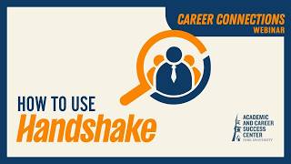 Career Connections: How to Use Handshake