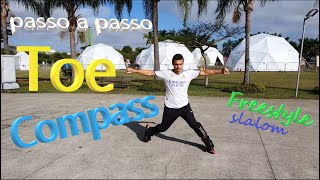 Toe compass freestyle slalom