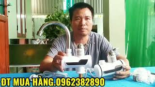 MÁY NƯỚC NÓNG LẠNH TRỰC TIẾP TẠI VÒI MINI CHỐNG GIẬT AN TOÀN TẮM RỬA BÁT CHÉN THUẬN TIỆN CHO MỌI NHÀ