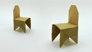 Paper Chair - Easy Tutorial. Origami Paper Crafts