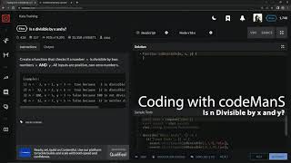 Codewars 8 kyu Is n Divisible by x and y? Javascript