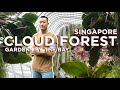 Cloud Forest Singapore | Large Aroids, High-elevation plants, Epiphytes Tallest Indoor Waterfall!