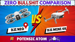 Potensic Atom vs DJI Neo vs Mini 4k: Best Budget Drone for 2025: Ultimate Comparison!