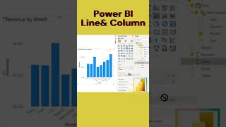 line and Column Graph in Power BI