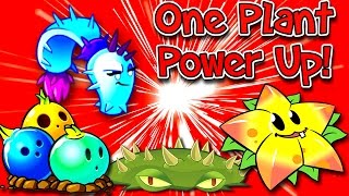 Plants vs. Zombies 2 Gameplay One Plant Power Up Vs Zombies