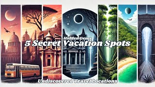 Undiscovered Travel Locations, 5 Secret Vacation Spots, Hidden Gems